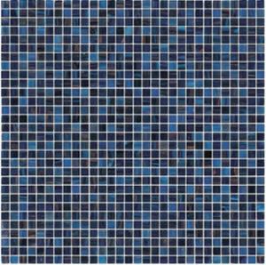 Quality Great design dark blue gold line glass mosaic mix pattern boarder wholesale