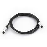 Factory price Brand New Toslink Fiber Optical Cable Gold Port Plated White