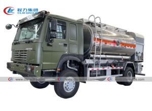 Quality HOWO 4X4 Off Road AWD 15000l Helicopter Aircraft Aviation Refueling Tank Truck For Jet A1 Filling wholesale