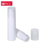 White Recyclable Pp Cosmetic Airless Pump Bottles For Eye Cream 5ml 10ml 15ml