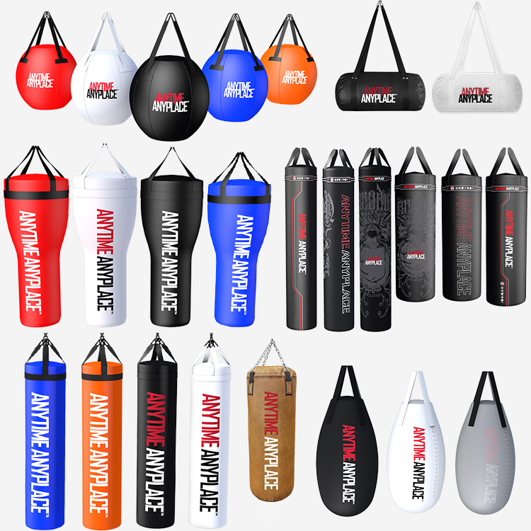 Durable Boxing Punch Bag PVC PU Leather Material Customized Colors