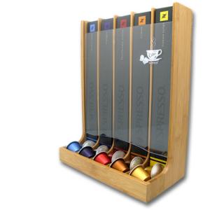Quality bamboo coffee capsule holder and dispenser wholesale