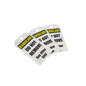 Quality Custom Plastic Indicating Tag PVC Waterproof Safety Tag wholesale