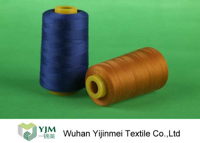 50s/2/3 Colored Polyester Thread High Tenacity , 5000Y Spun Polyester Thread