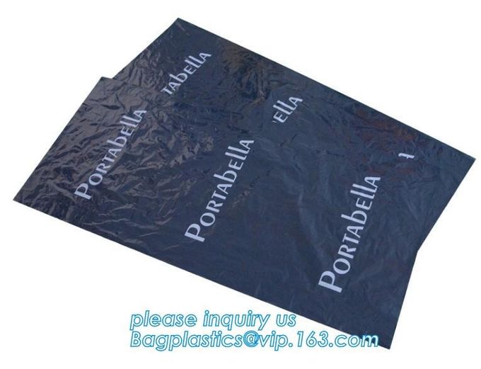 Biodegradable drawstring laundry poly bag with printing,Logo Printed Poly Drawstring Hotel/Travel Laundry Plastic bag