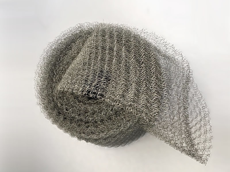 Knitted Stainless Steel Wire Mesh Roll For Liquid Filtration