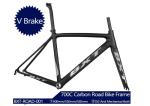700C Rim Brake Bike Frame Full Carbon Fiber Racing Road Bike Frameset Max 23C