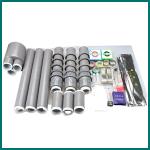 Indoor LV/MV Cold Shrink Termination Kits Weather Proofing Kits For Power