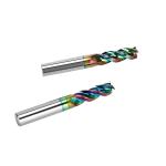 45 Spiral Angle 3 Flute Solid Carbide Endmills for Aluminium Alloy