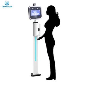 Quality Stainless Steel 16G EMMC Face Recognition Infrared Thermometer wholesale