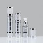 Cylinder Lotion Airless Pump Bottle 15ml 30ml 50ml 100ml Gold Empty Essence Pump