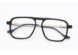 Quality Adjustable Temple Lightweight Design Pure Titanium Acetate Eyeglasses 88297 wholesale