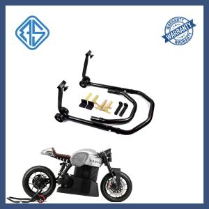 Quality PVC Wheel Motorcycle Frame Stand Move Cart Firm Display Long Lever Handle wholesale
