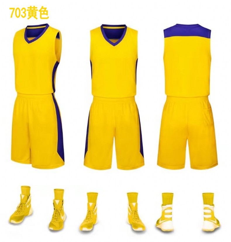 Wholesale High Quality Polyester Material Uniforms Quick-drying Youth Basketball Uniforms custom basketball uniform