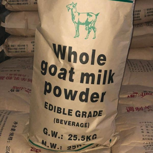 Drinking Food Additive Organic Raw Goat Milk Powder 24g Protein