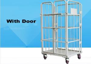 Quality ISO9001 ISO2015 SGS Warehouse Stackable Storage Cages With Shelves wholesale