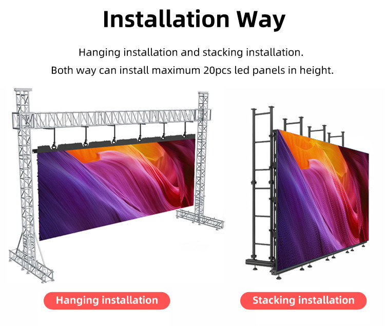 Ip30 P2.6 Indoor Rental Led Display 160 Degree Viewing Angle