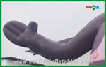 Pink Lovely Inflatable Bear Inflatable Cartoon Character For Advertising