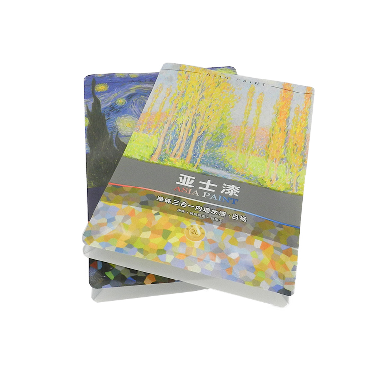 LDPE Printed Colorful Frosted Stand Up Pouch 8 Side Seal Recyclable Pouch Food Packaging
