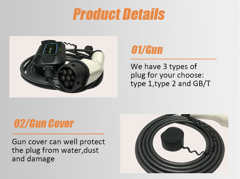 AC and PE Insulation Detection Smart Electric Car Charger Station for All GM Models