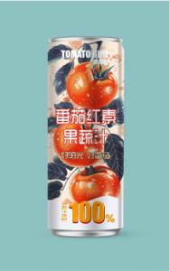Quality Low Calorie 0g Protein Tomato Fruit Juice 330ml aluminum cans Sodium 6 Mg Per 100ml wholesale