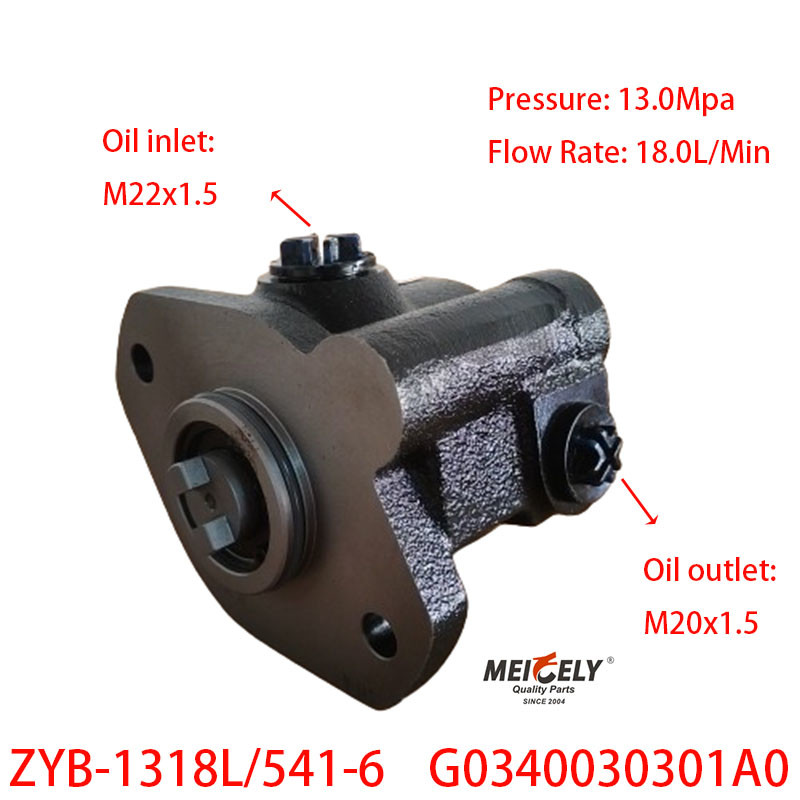 G0340030301A0 Yuchai Engine Booster Pump Steering Pump