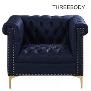 Quality Custom Office Lobby Modern Hotel Furniture Leather Cover Sofa Leisure Chair wholesale