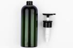 White 350ml 400ml 500ml Plastic Shampoo Pump Lotion Bottle