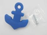 Mediterranean style Kids Drawer Knobs Zinc Alloy Based Rubber Closet Decoration