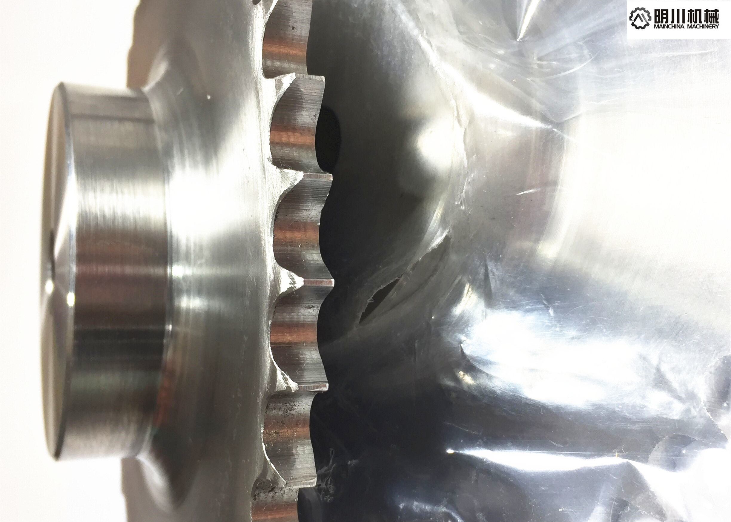 Professional 304 Stainless Steel Sprockets , DIN/ANSI Stainless Steel Roller Chain Sprockets