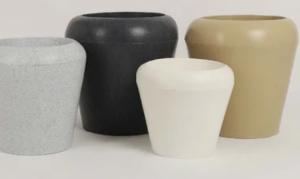 Quality Lightweight PE Garden Planter Moulds Smooth Textured Personalised Garden Planters wholesale