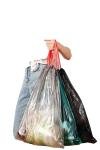 Customized Logo Plastic Drawstring Rubbish Bin Garbage Bags Household by