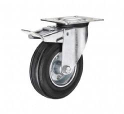 Quality Industry Rubber Caster with Brake wholesale