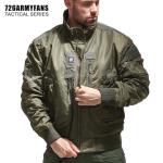 Zipper Heavy Winter Jacket Causal Bomber Mens Varsity Jacket