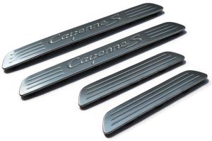 Quality Illuminated Side Door Sill Original Sport Turbo for Porsche Cayenne 2011 2012 2013 2014 wholesale