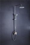 Circle Rotatable Tube Rainfall Shower Head Kit 304 Stainless Steel With Chrome