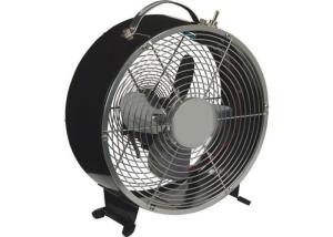 Quality Antique Retro Desk Fan Electric Metal Steel Floor Pedestal 2 Speed Adjustable wholesale