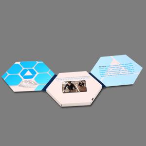 Quality 2016 new products digital name tag video greeting card with high quality PVC024 wholesale