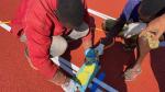 Waterproof Outdoor Sports Surfaces Multicolor Track Flooring Material
