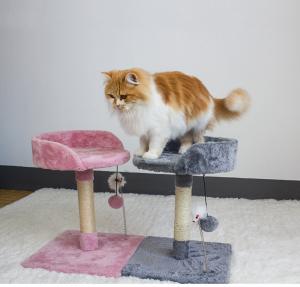 Quality 34cm Interactive Sisal Cat Scratching Post wholesale