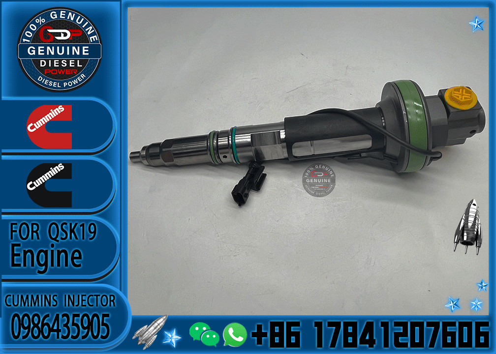Fuel Injector 0986435616 0986435905 0986435612 0986435611 For QSK19 QSK38 QSK50 QSK60 Engine