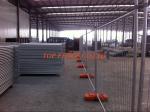 Temporary Chain Link Fence Post Base / Temporary Steel Fencing Industrial Style