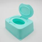 Household 129*100*47mm Cuboid Plastic Tissue Box