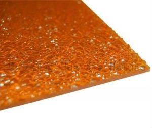 Quality 1.6mm-18mm Thickness Crystal Embossed Polycarbonate Sheet For Upholster Skylight wholesale