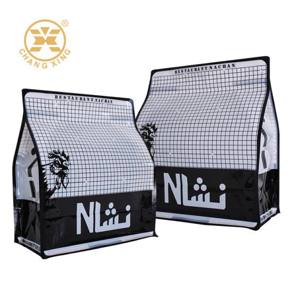Gravure Printing Food Grade Stand Up Packaging Bag Laminated Zipper For Fresh