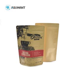 Quality Gravure Printing Kraft Paper Zipper Bags Food Packaging Plastic Foil Customized Logo wholesale