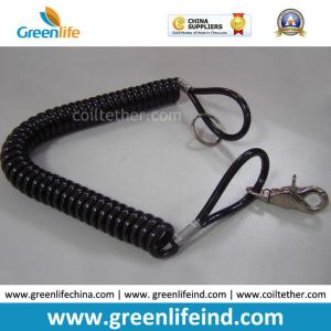 Quality Big Dia Plastic Spring Coil String Lanyard Leash W/2loops wholesale