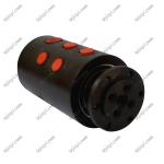 5 passages carbon steel material NPT 1/2'' high pressure rotary union for wood