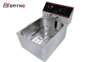 Quality Commercial Kitchen Equipments Single Tank Electric Deep Fryer wholesale