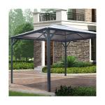 Hot Hard Roof Gazebo 3x3m 4mx3m UV Protection 1.1mm Powder Coated Aliminum Frame